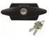 Universal Black Rear Fix Garage Door T Handle /Short Lugs