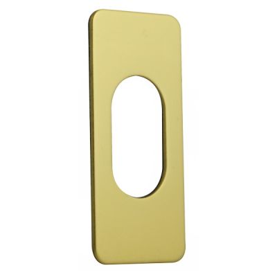 Oval Slim Stick On Escutcheon