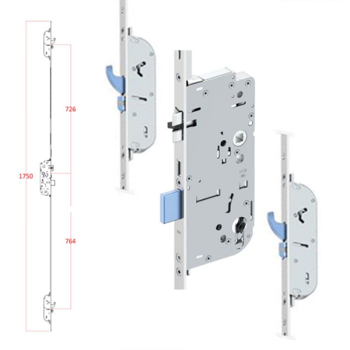 Maco A-TS Slam 2 Hook, Wide Multipoint Lock